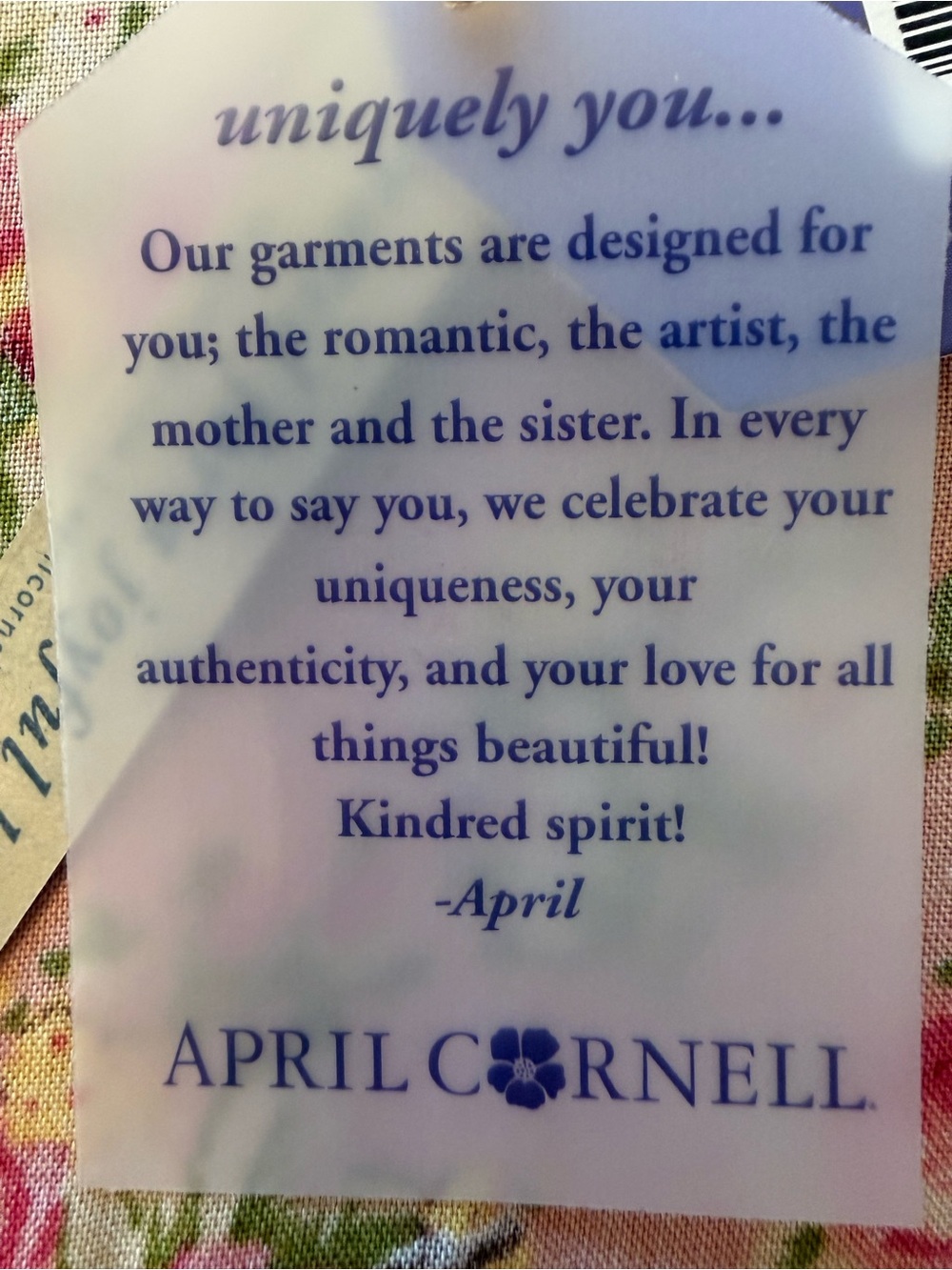 April Cornell Elizabeth's Garden Dressing Gown Sz XXL - Picture 9 of 10